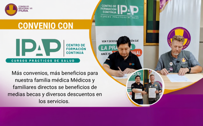 Convenio con Centro de Formación IPAP